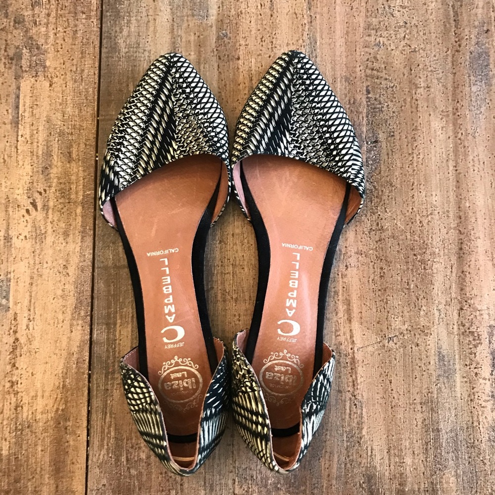 Jeffery Campbell Pointed Toe d’Orsay Flats